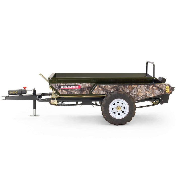 Wallenstein Equipment MX25G Ground-Drive Manure Spreader – Towable, Self-Contained( For Tractors)