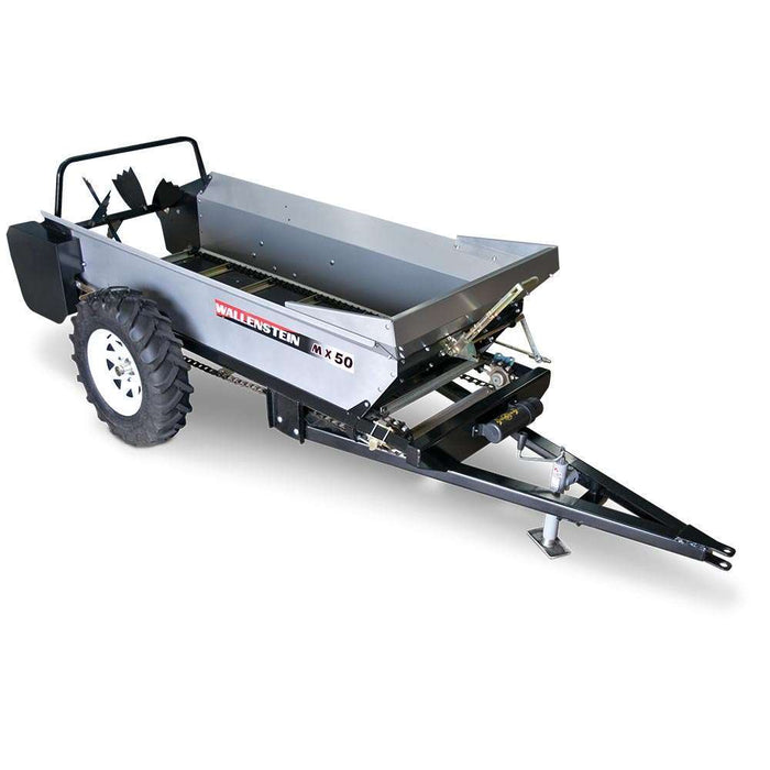 Wallenstein Equipment MX50G Ground-Drive Manure Spreader – Towable, Self-Contained (For Tractors)