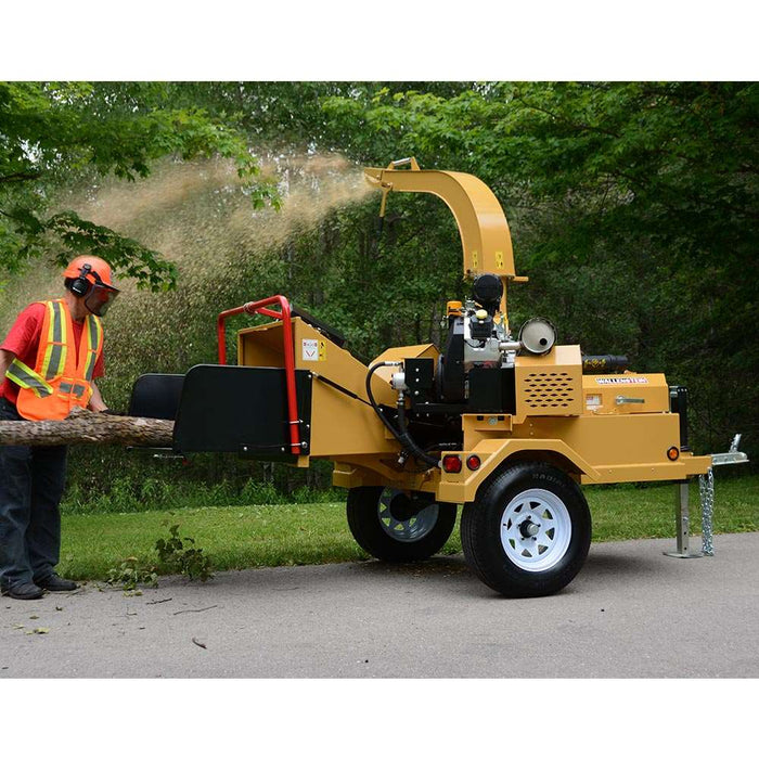 Wallenstein BXTR6438B Hydraulic Feed Wood Chipper (Electronic Controls)