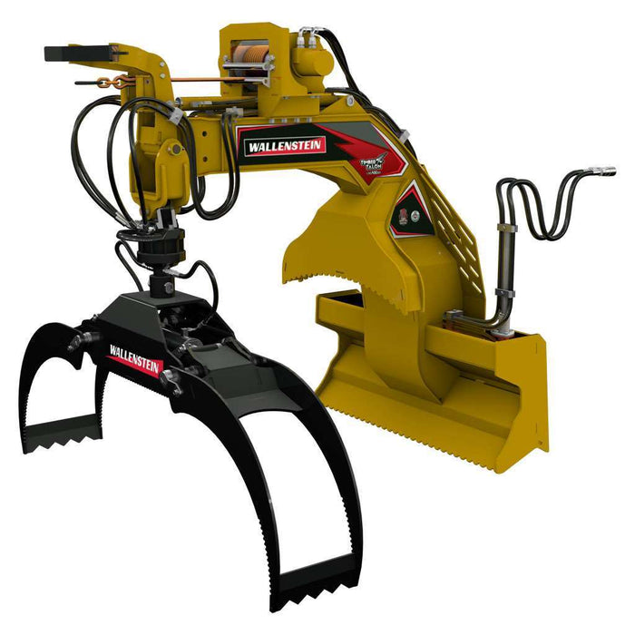 Wallenstein 360° Hydraulic Skidsteer Rotator LXG430RP Log Grapple