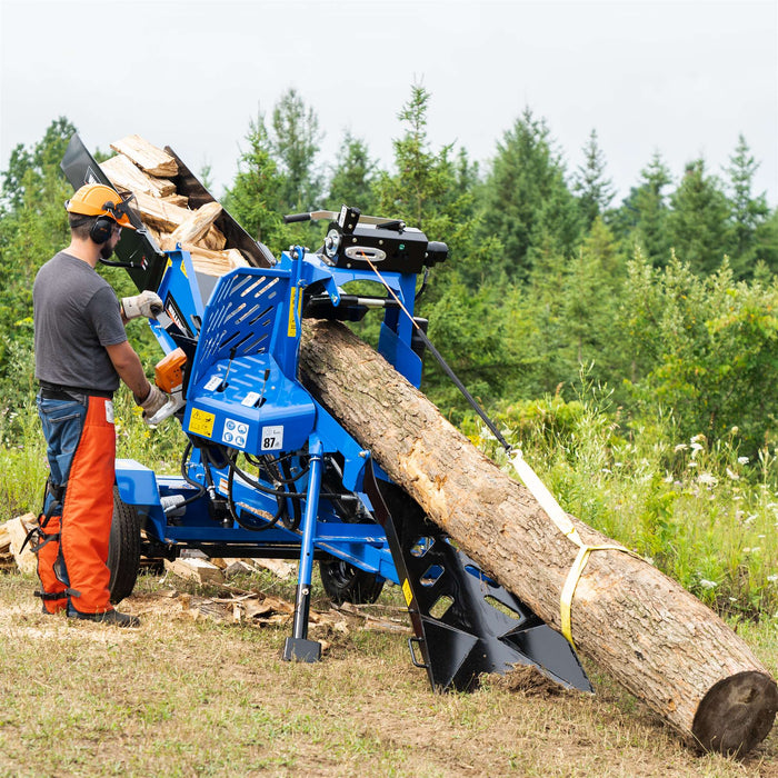 Wallenstein WP525 Towable/Self-Contained Winch Infeed Firewood Processor