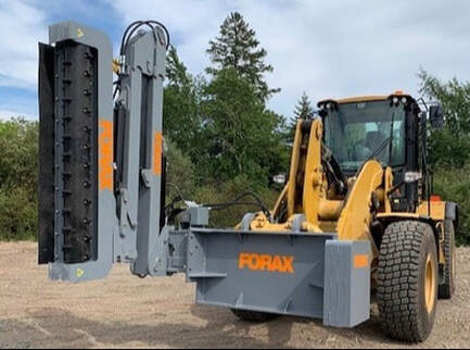 Forax Equipment Loader Mounted Implement Boom| 22-foot reach| 72-inch cutting width|25-30 GPM|