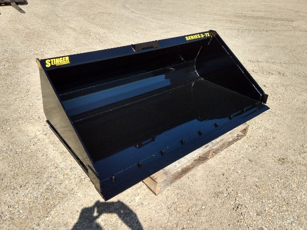 Stinger Attachment Skid Steer Material Bucket – Series 3 (MB3)