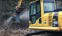 Forax Equipment XD66 Extreme Duty Excavator Mulcher — For 22-Ton Excavators & Up (2,750 lbs.)