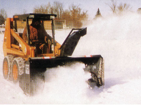 Haugen Attachments Skid-Steer Snow Blower