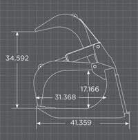 Loflin Fabrication 72” Standard duty Root Grapple