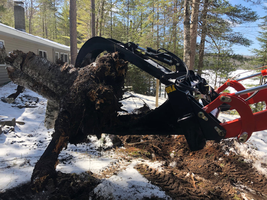 Stinger Attachment Skid Steer Stump Grapple