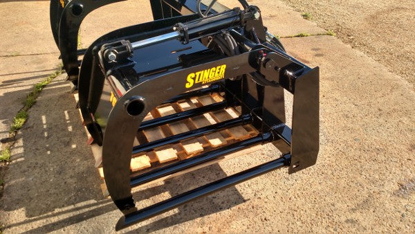 Stinger Attachments  Manure Tine Grapple Bucket (MTG)